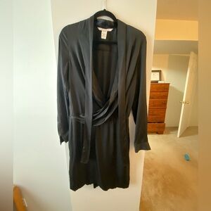 DVF drape dress